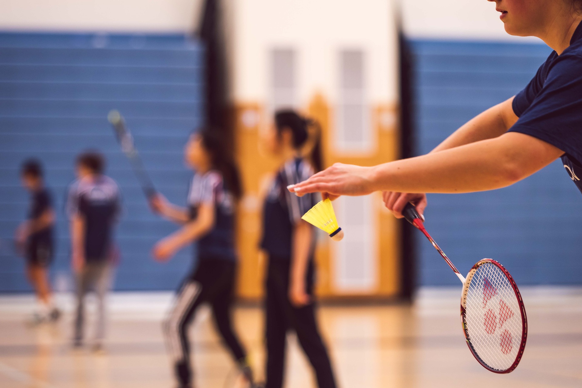 Badminton Spieler